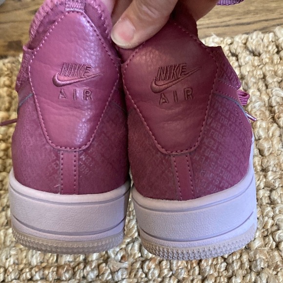 Nike Womens Air Force 1 Ultraforce Mid Force Sneakers Size 9.5 Vintage Wine - Picture 10 of 16